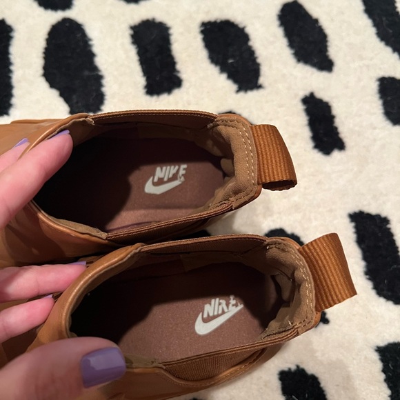 Nike air max thea mid leather chelsea boot sneakers tan womens size 8 - Picture 6 of 11